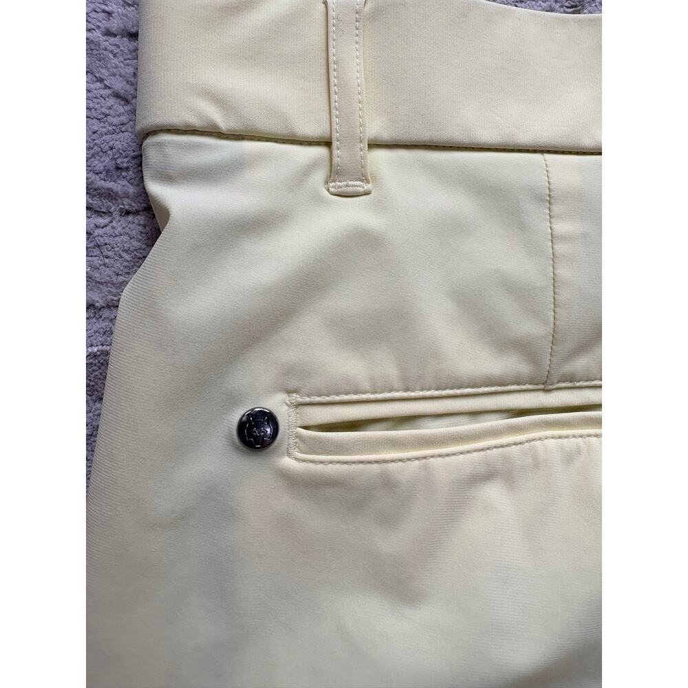Greyson Montauk Golf Shorts Mens 34 Yellow 10 Inseam Stretch $130 - Picture 6 of 6